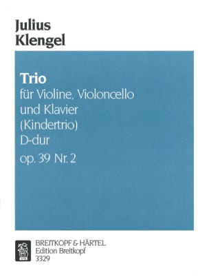 Kindertrio D-Dur op. 39 n° 2 Julius Klengel Partition Trios