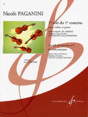 1er Solo Du 1er Concerto - PAGANINI - Partition - Violon