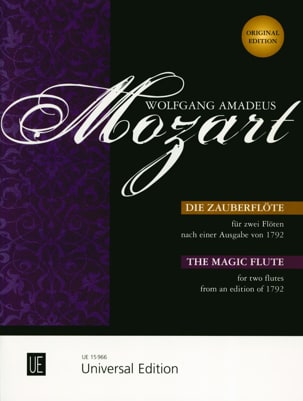 Die Zauberflöte - 2 Flöten MOZART Partition Flûte traversière
