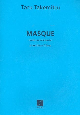 Masque TAKEMITSU Partition Flûte traversière