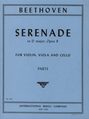 Serenade D-Dur op. 8 - Parts BEETHOVEN Partition Trios