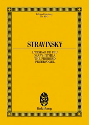 L'Oiseau de Feu - Score STRAVINSKY Partition Grand format