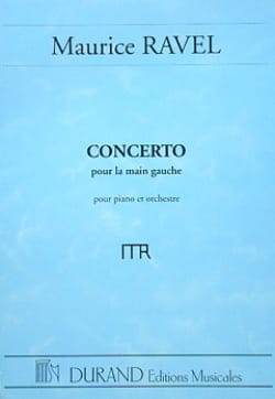 Concerto pour la main gauche RAVEL Partition Grand format