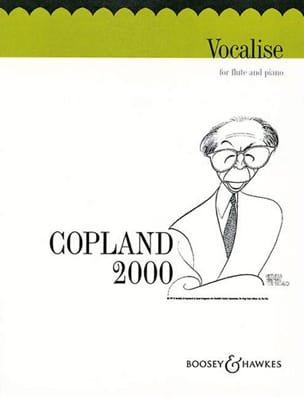 Vocalise COPLAND Partition Flûte traversière