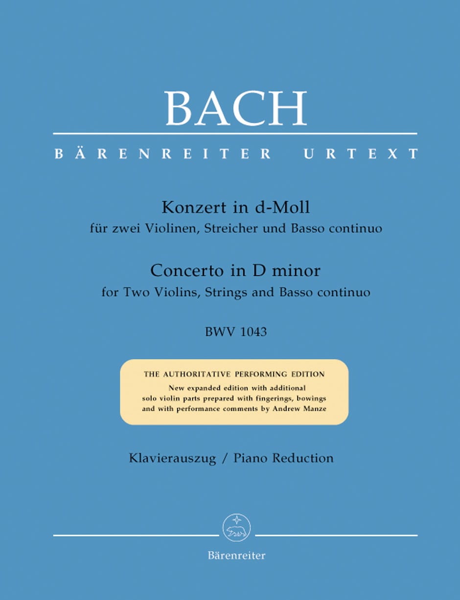 Concerto en Ré Mineur BWV 1043 BACH Partition Trios