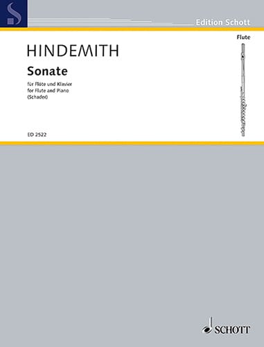Sonate - Flûte HINDEMITH Partition Flûte traversière