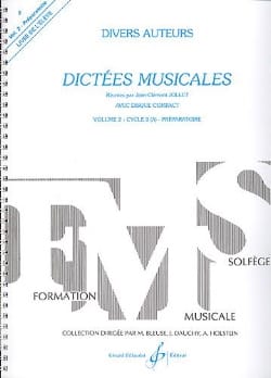 Dictées musicales - Volume 2 - Jean Clément Jollet - Partition