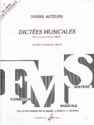 Dictées Musicales Volume 4 - Prof. - Jean-Clément Jollet - Partition