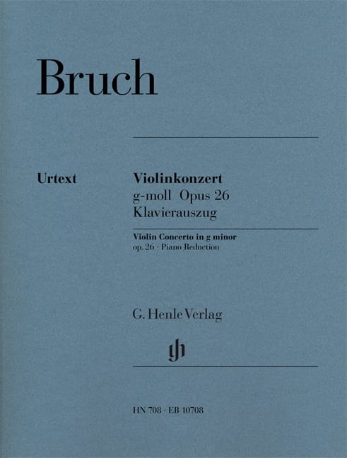 Concerto pour Violon en Sol Mineur N°1 Op. 26 - BRUCH - Partition
