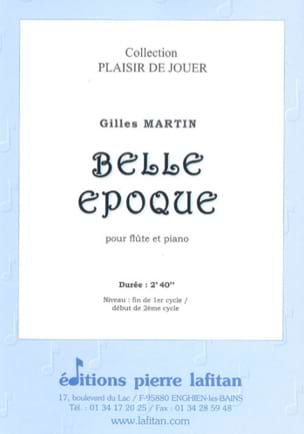 Belle époque Gilles Martin Partition Flûte traversière
