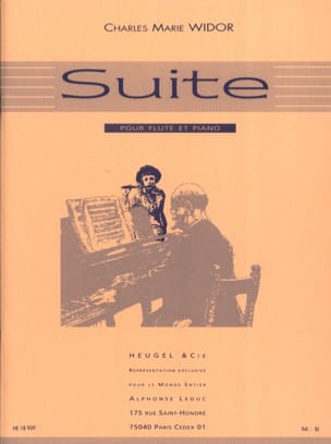 Suite Op. 34 WIDOR Partition Flûte traversière