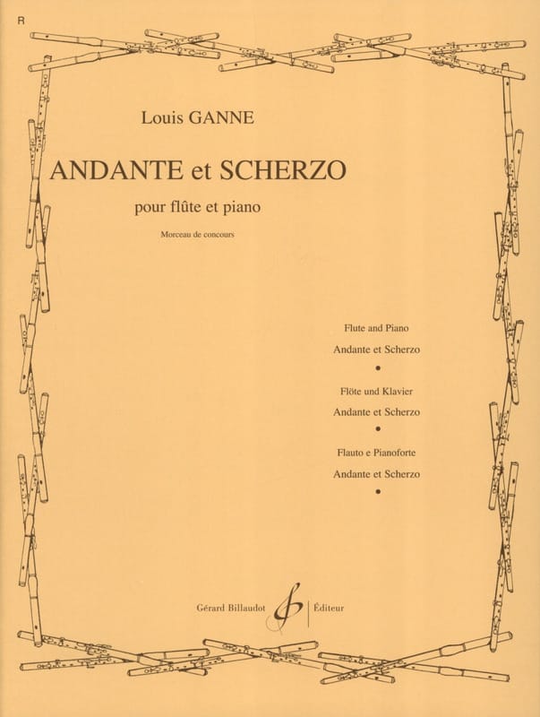Andante et Scherzo Louis Ganne Partition Flûte traversière