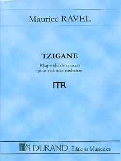 Tzigane - Conducteur RAVEL Partition Grand format