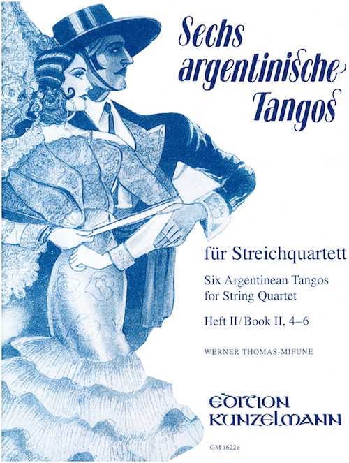 6 Argentinische Tangos, Heft 2 - Streichquartett