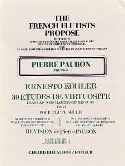 30 Etudes de virtuosité op. 75 - Volume 3 - Ernesto KÖHLER - Partition