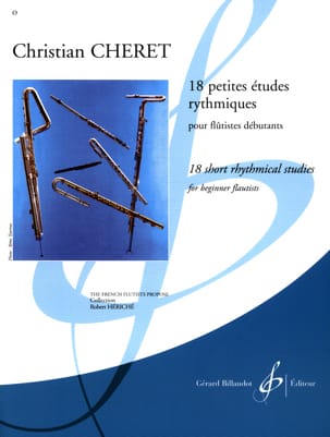18 Petites études rythmiques - Flûte - Christian Chéret - Partition