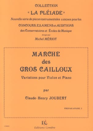 Marche des Gros Cailloux Claude-Henry Joubert Partition Violon