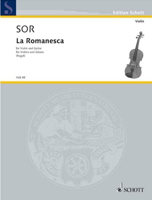 La Romanesca - Violon guitare SOR Partition Duos