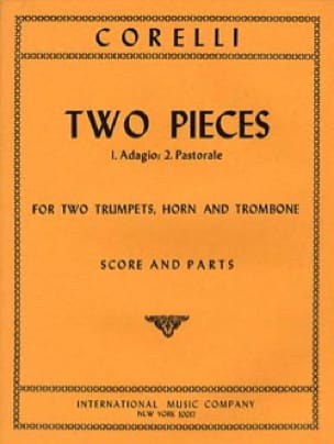 Two Pieces CORELLI Partition Ensemble de cuivres