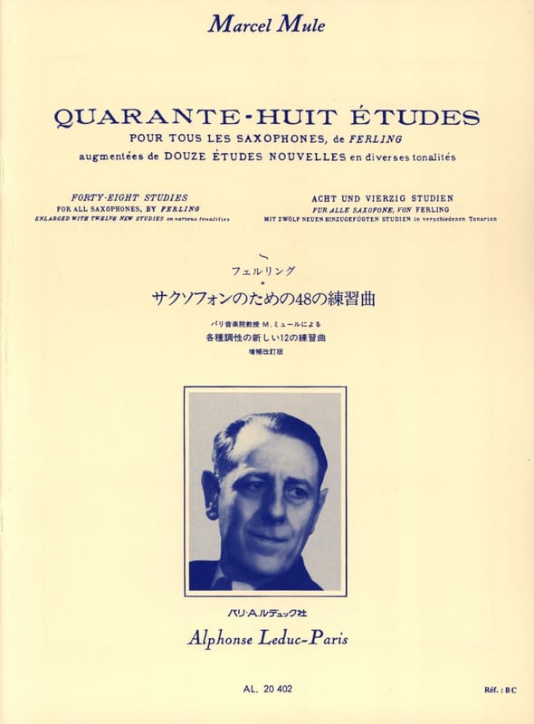 48 Etudes Franz Wilhelm Ferling Partition Saxophone