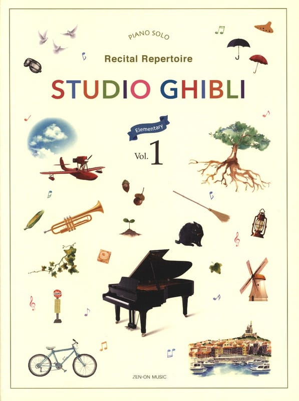 Studio Ghibli Recital Repertoire 1 - Piano Facile - Partition