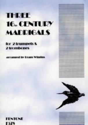 Three 16th Century Madrigals Partition Ensemble de cuivres
