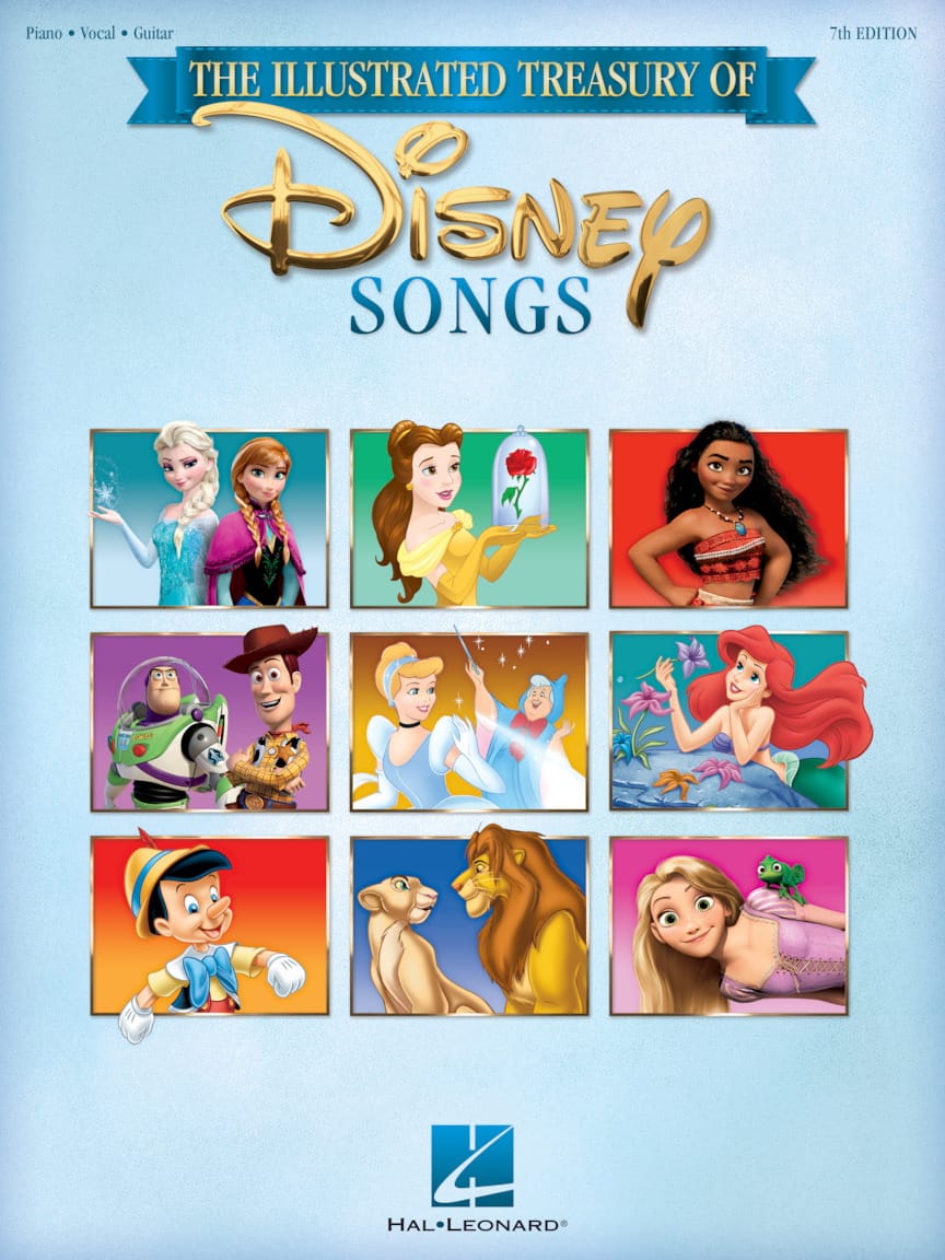 Illustrated Treasury of Disney Songs DISNEY Partition Musique de film