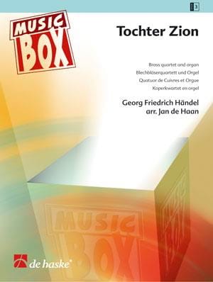 Tochter zion - music box HAENDEL Partition Ensemble de cuivres
