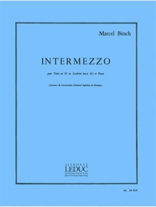 Intermezzo Marcel Bitsch Partition Tuba