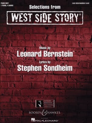 West Side Story - Piano 4 mains BERNSTEIN Partition Piano