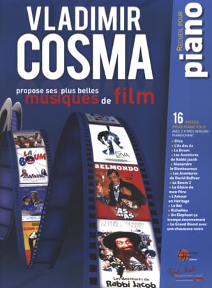 Ses Plus Belles Musiques de Film - Piano - Vladimir Cosma - Partition