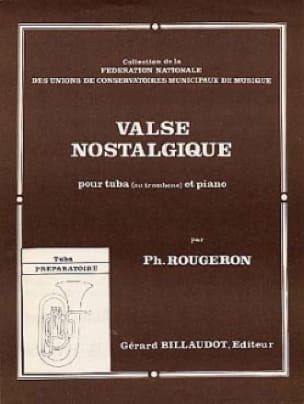 Valse Nostalgique Philippe Rougeron Partition Tuba