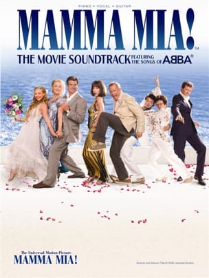 Mamma Mia ABBA Partition Musique de film