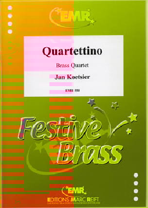 Quartettino Opus 33 N° 2 Jan Koetsier Partition Ensemble de cuivres