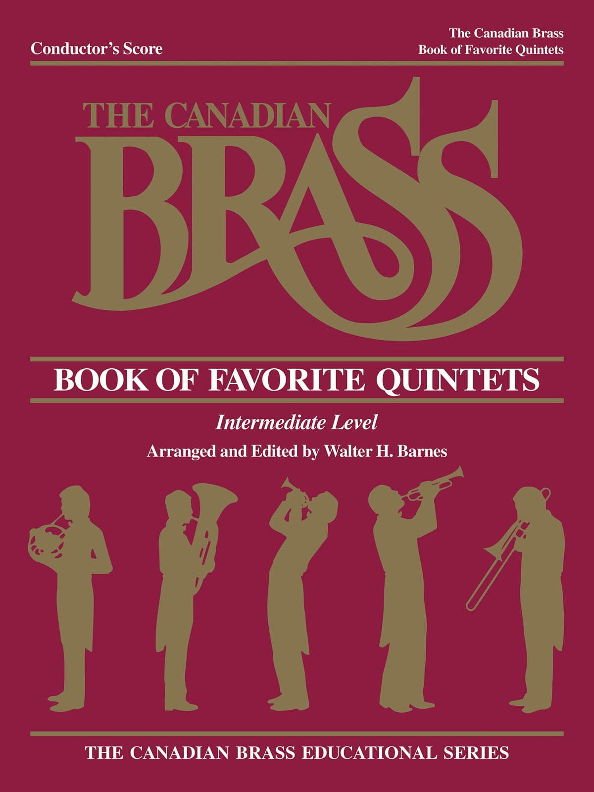 Book Of Favorite Quintets Canadian Brass Partition Ensemble de cuivres