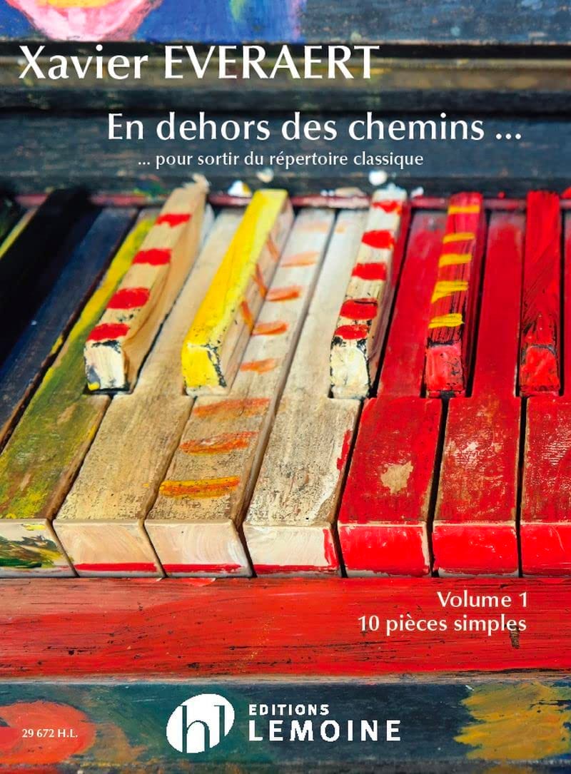 En dehors des chemins Vol.1 - Xavier Everaert - Partition - Piano
