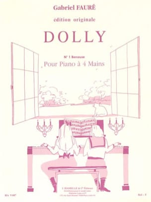Berceuse, N°1 de Dolly Opus 56. 4 Mains FAURÉ Partition Piano