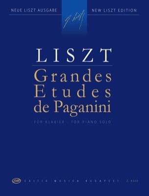 6 Grandes Etudes de Paganini LISZT Partition Piano