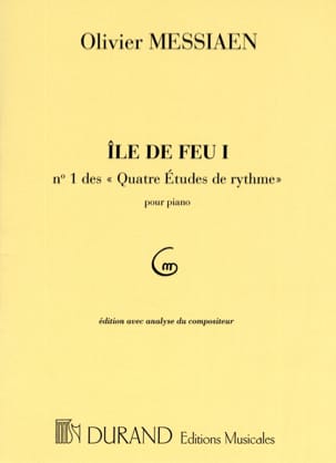 Ile de Feu 1 MESSIAEN Partition Piano