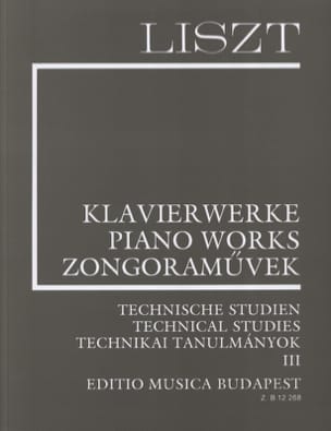 Etudes Techniques Volume 3 LISZT Partition Piano