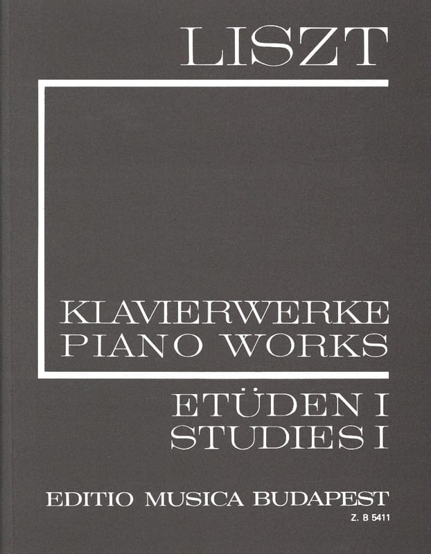 Etudes, Volume 1 Série 1, Volume 1 LISZT Partition Piano