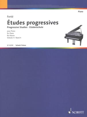 Etudes Progressives Volume 4 Armand Ferté Partition Piano
