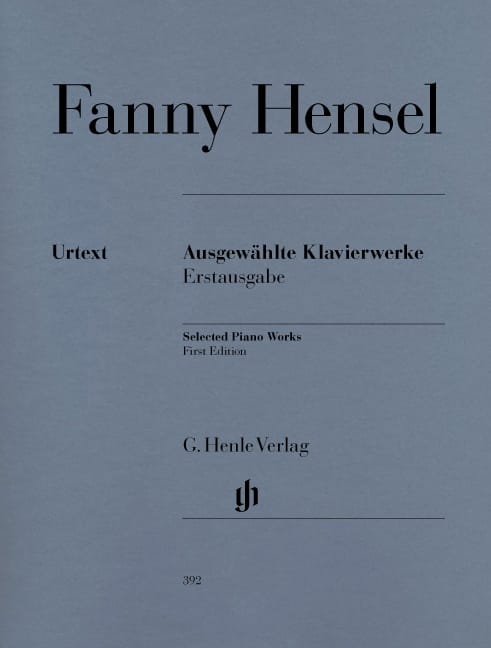 Ausgewählte Klavierwerke Fanny Hensel-Mendelssohn Partition Piano