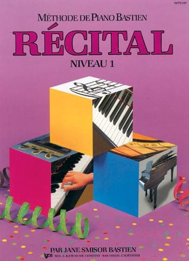 Méthode de Piano Bastien - Récital Niveau 1 BASTIEN Partition Piano