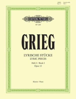 Lyrische Stücke 1 Opus 12 GRIEG Partition Piano