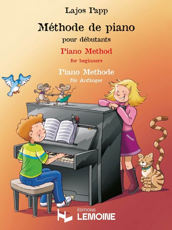 Méthode de Piano pour Débutants Lajos Papp Partition Piano