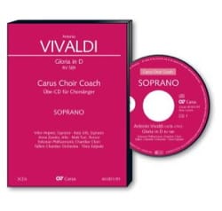 Gloria RV 589. CD. Soprano CHOEUR VIVALDI Partition Chœur