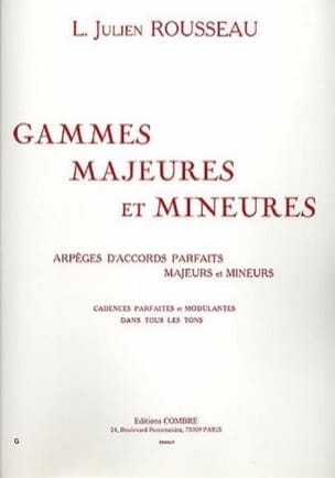Gammes Majeures et Mineures L. Julien Rousseau Partition Piano
