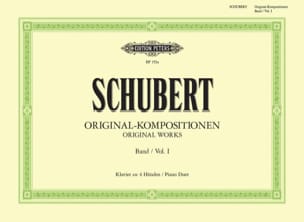 Original Kompositionen Volume 1. 4 Mains SCHUBERT Partition Piano