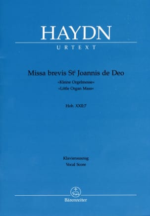 Missa Brevis Sancti Joannis de Deo - Choeur HAYDN Partition Chœur